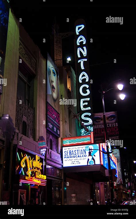 Pantages Theater Hollywood Los Angeles California Stock Photo Alamy