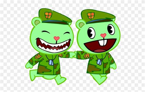 Happy Tree Friends Flippy And Fliqpy Free Transparent Png Clipart