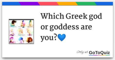 Which Greek God Or Goddess Are You💙