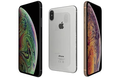 Apple Iphone Xs All Colors 3d Model Cgtrader