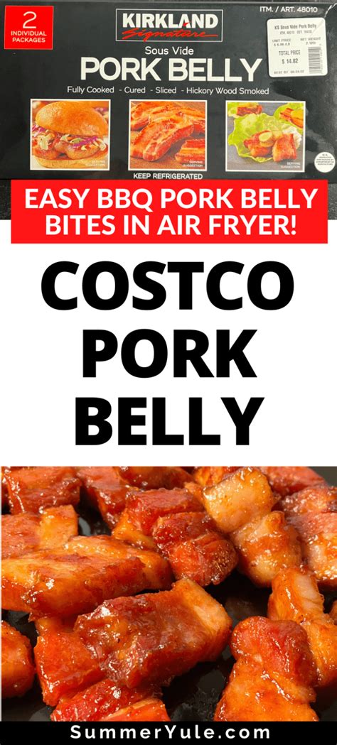 How To Cook Costco Pork Belly Ninja Foodi Oven Grill Or Stove