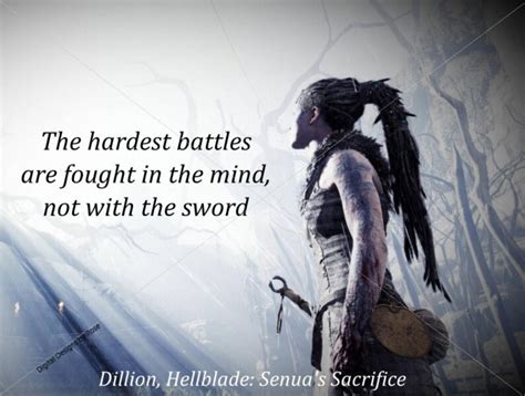 The Hardest Battles Are Fought Svg Hellblade Quote Eps Etsy