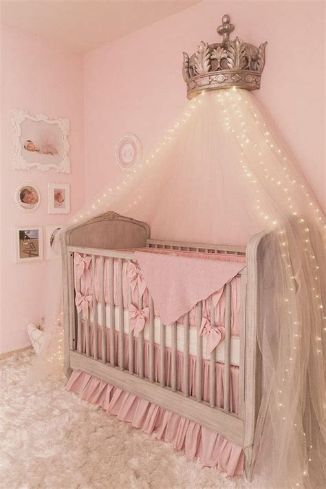 I'm excited that i've finished transforming my girl's bedroom into my girls' bedroom! Bed Crown Canopy Nursery & WHITE Lace Pink Nursery Crib ...