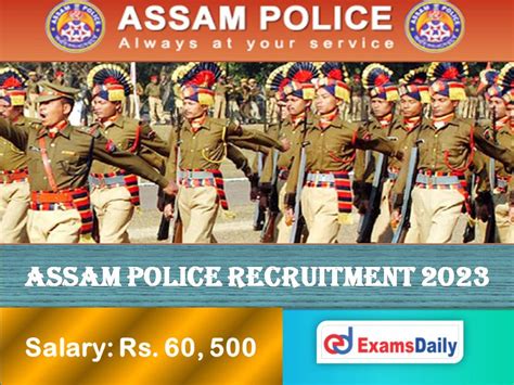 Assam Police Recruitment Out Higher Secondary Candidates Can