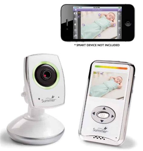 Luna will graphically display the background audio level of. Summer Infant Baby Zoom WiFi Video Monitor - My Organized ...