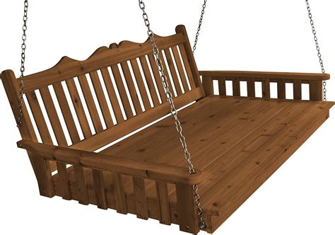 Outdoor 5 Royal English Garden Swing Bed Oversized Porch Swing