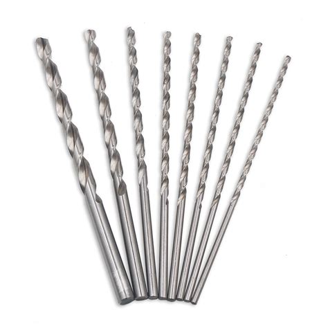 20pack Extra Long Drill Bit High Speed Steel Twist For Metal Drilling