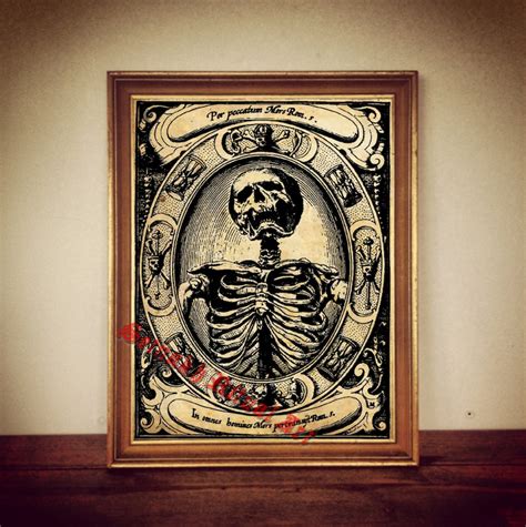Memento Mori Print Death Reaper Poster Skeleton Print Etsy