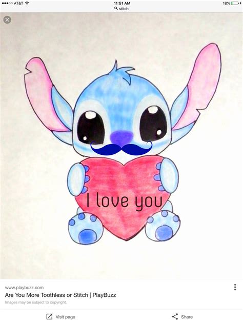 So Cute Easy Disney Drawings Stitch Drawing Cute Drawings Of Love
