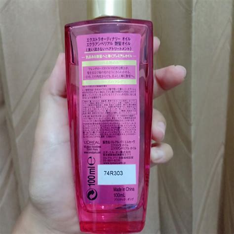 Loreal Paris Extraordinary Oil Pink Hair Serum Kesehatan Kecantikan