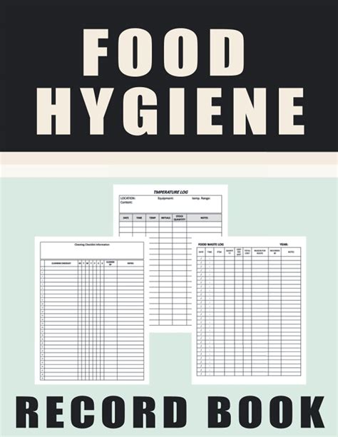 Buy Food Hygiene Record Book Safety Food Hygiene Temperature For