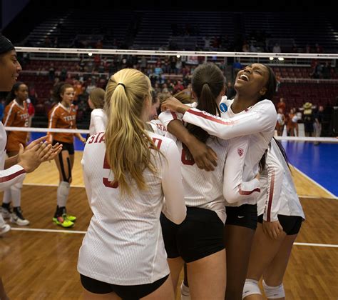 Stanford Women Back In Volleyball Final Four After Sweeping Texas Sfgate