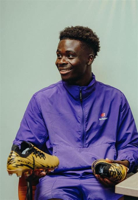 Bukayo Saka Gets Special Gold Edition Shoes From New Balance Because He