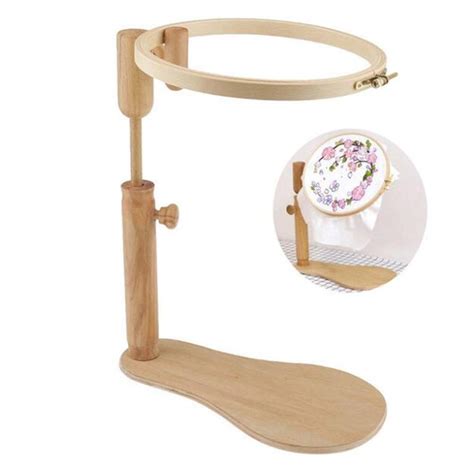 Buy Cross Stitch Frame Stand Adjustable Wooden Frame Embroidery Stand