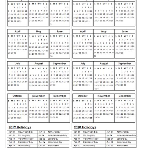Calendar Labs Printable Calendar Templates