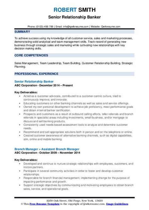 The average hourly pay for a relationship manager at bank of america corporation is $22.20. Relationship Banker Resume Samples | QwikResume