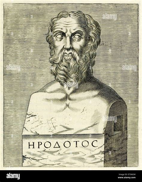 Herodotus From True Portraits And Lives Of Illustrious Men By André