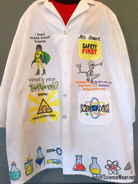 Start School With A Personalized Illustrated Lab Coat See Some Of My