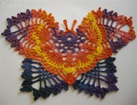 Ergahandmade Crochet Butterfly Diagram Free Pattern Step By Step