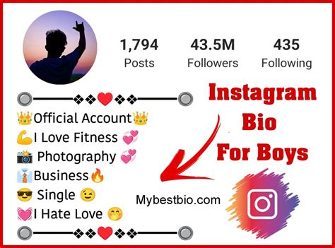 Instagram Bio For Boys Mybestbio