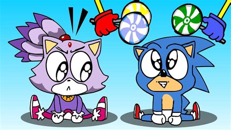 Sorry Baby Sonic Baby Blaze The Cat Is So Happy Sonic The Hedgehog 2
