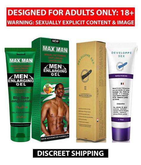 Max Man Enlarging Gel Developpe 11 Delay Cream For Men Penis