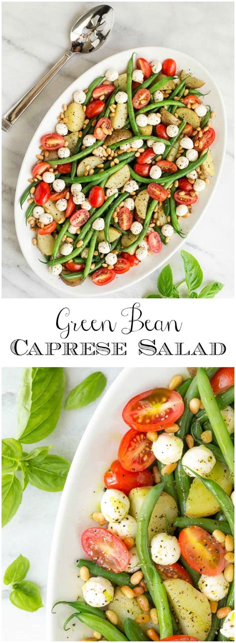 Homemade baby food green beans. Green Bean Caprese Salad | Recipe | Caprese salad, Green ...