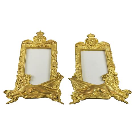 3 Photo Frames, Picture frame, Virtorian of Emerald Green Velvet and