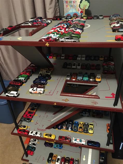 These Are The Better Cars Of My Hot Wheelsmatchbox Collection In A Parking Garage My