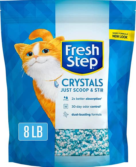 Fresh Step Crystals Cat Litter Ultra Lightweight And