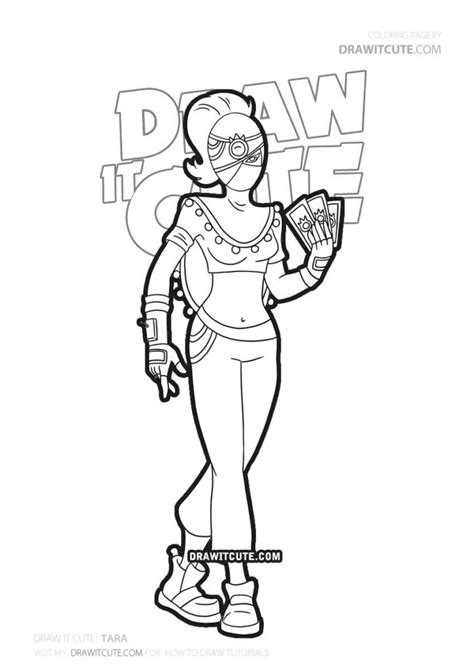 Everything without registration and sending sms! Iris Tara (human proportions) | Brawl Stars coloring page ...