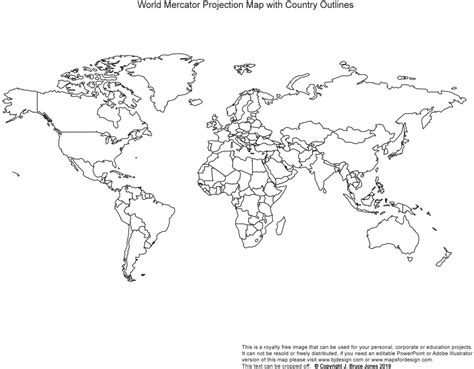 World Map Black White Printable Printable Maps
