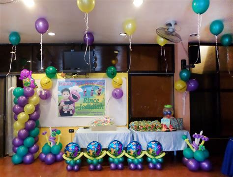 32 Best Images Barney Themed Party Decorations Barney Toddler Party
