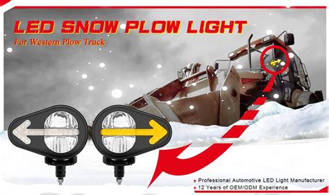 Pandd Car Lighting System Snow Plow Driving Light 12v 24v Led Snow Plow