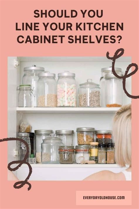 Measuring the cabinet shelf and the trays and fitting the shelf liner to the irregular shapes takes extra time. 8 Pros and Cons of Kitchen Cabinet Shelf Liners - Everyday ...