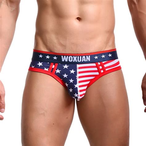 Buy Stars Stripes Printed Sexy Mens Underwear Stylish Men Usa Flag Panties