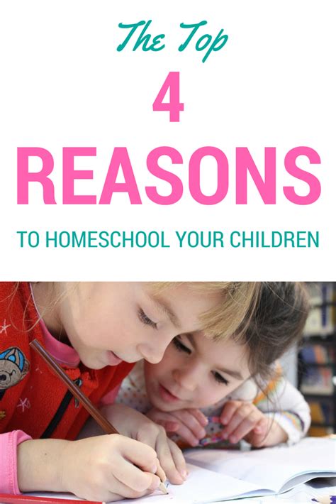 The Top 4 Reasons To Homeschool Your Children Homeschool Free