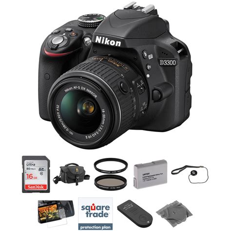 Nikon D3300 Dslr Camera Kit With 18 55mm Lens Black Bandh Photo