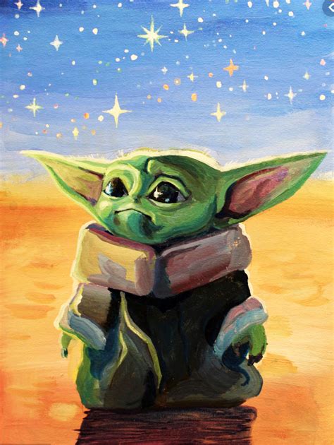 Baby Yoda Star Wars Paint By Numbers Ii Ubicaciondepersonascdmxgobmx