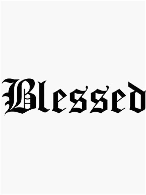 Blessed Tattoo Lettering Tattoo Lettering Fonts Blessed Tattoos