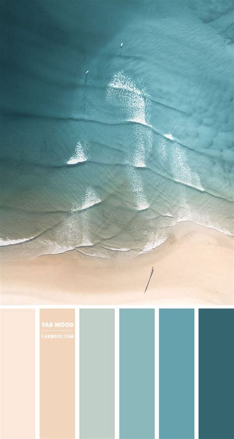 Green Ocean And Warm Taupe Color Scheme Color Palette 76 Ocean