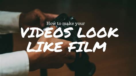 Make Your Videos Look Like Film In Final Cut Pro X Youtube