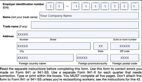 How To Fill Out 941 X For Employee Retention Credit Stepwise Guide