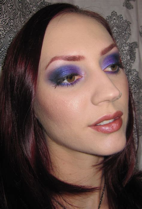 There are a number of reasons why eyeshadow colors aren't as vibrant as we'd like. Glitter is my Crack: Vibrant Purple and Blue Eye Makeup Look