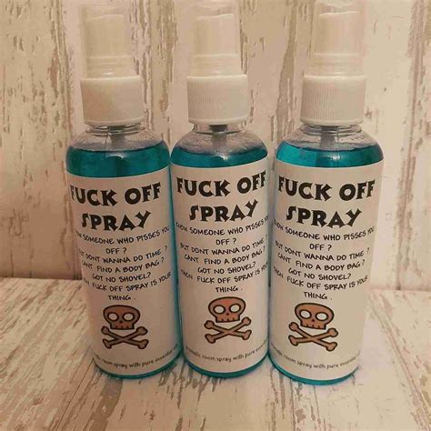 Funny Joke Gag T Fuck Off Spray 100mil Aromatic Room Spray With Essential Oils Numonday
