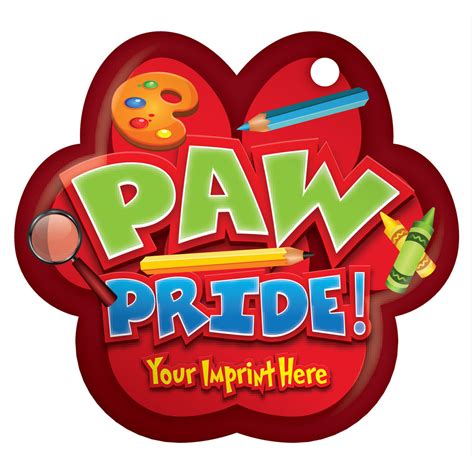 Custom Paw Brag Tags Paw Pride
