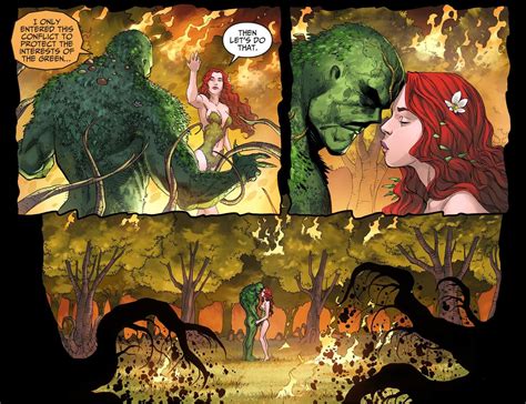 Swamp Thing Is Better To Love Poison Ivy To Protect The Mothernature In