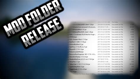 Maybe you would like to learn more about one of these? MY MOD FOLDER RELEASE (Minecraft PvP) - YouTube