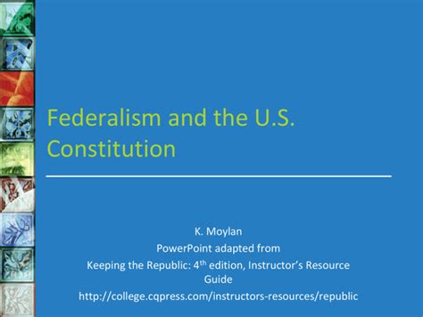 Federalism And The Us Constitution