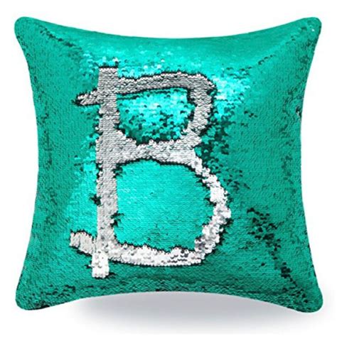 Sequin Mermaid Pillow Personalized Magic Pillow Reversible Etsy